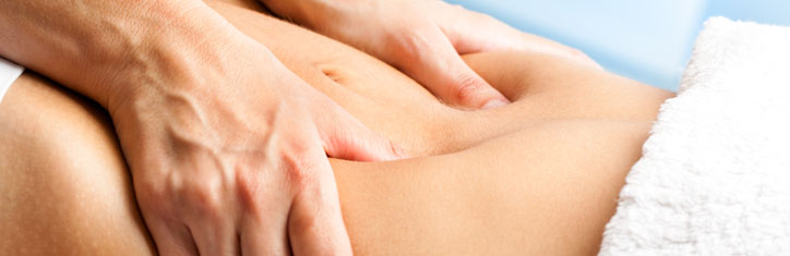 Altslawische Massage der Bauchorgane