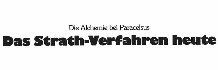 Die Alchemie bei Paracelsus