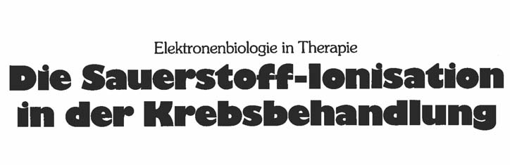 Aus der Praxis der Radionik für Diagnose und Therapie